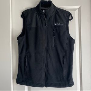 Rowdy Gentleman Men’s Black Fleece Vest - M